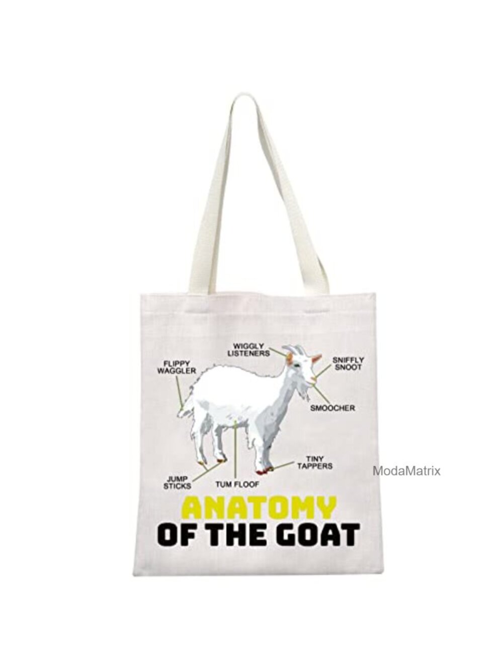 Goat Lover Canvas Tote Mini Makeup Bag Zipper Water Resistant Cosmetic Pouch